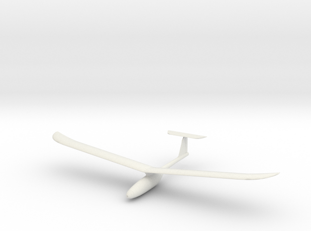 Printed Plane Mini-Me in White Natural Versatile Plastic