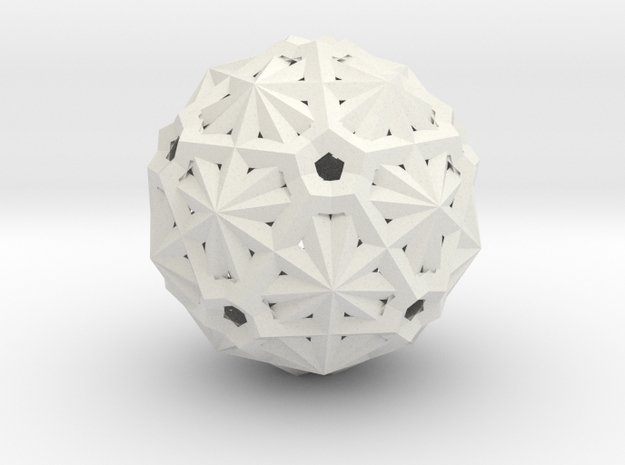 six pentagon dodekas h in White Natural Versatile Plastic