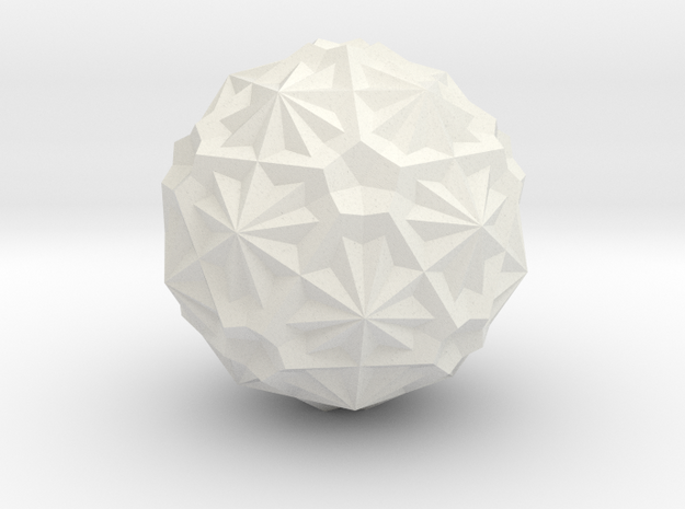 six pentagon dodekas in White Natural Versatile Plastic