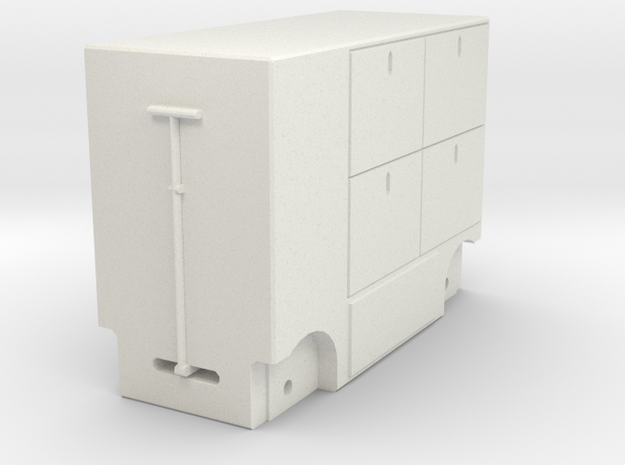 1/32 Scale Flight Deck Tool Box in White Natural Versatile Plastic