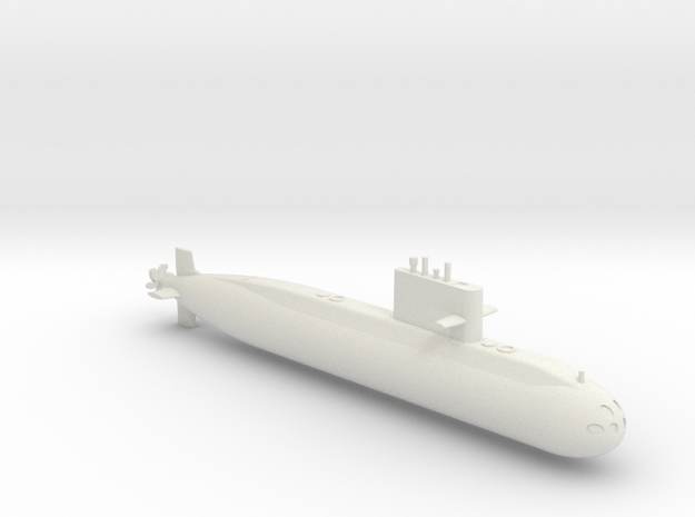 1/700 Type 039A Class Submarine in White Natural Versatile Plastic