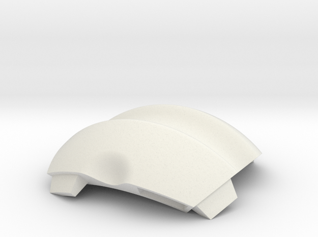 NSphere Thick (tile type:1) in White Natural Versatile Plastic