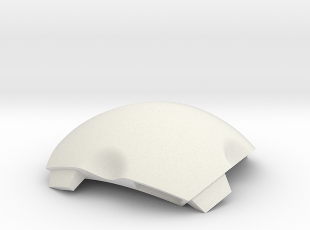NSphere Thick (tile type:2) in White Natural Versatile Plastic