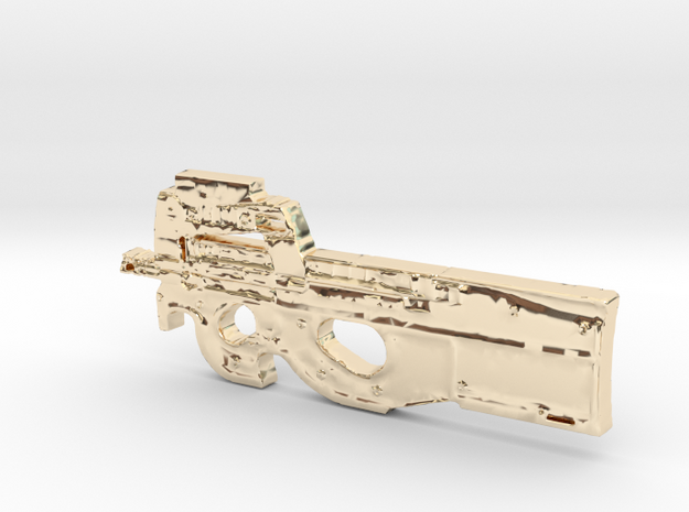 FN P90 in 14K Yellow Gold