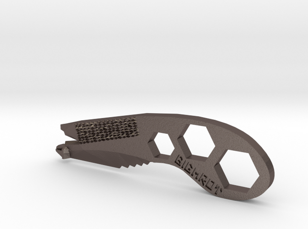 Multitool in Polished Bronzed Silver Steel