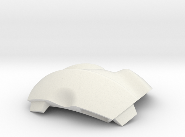 NSphere Palm (tile type:5) in White Natural Versatile Plastic