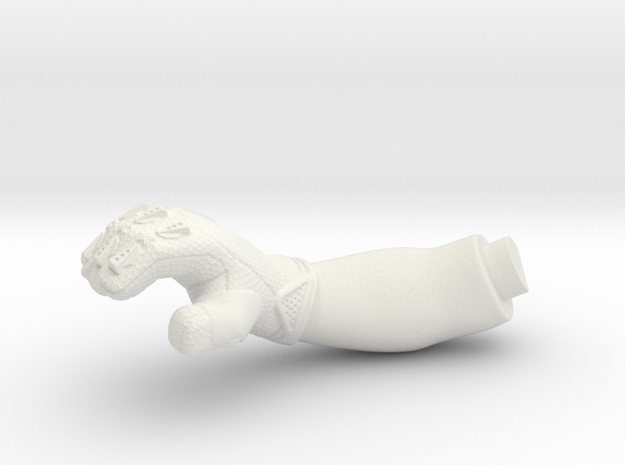 WW10008 Wild Willy Glamis driver arm - RIGHT in White Natural Versatile Plastic