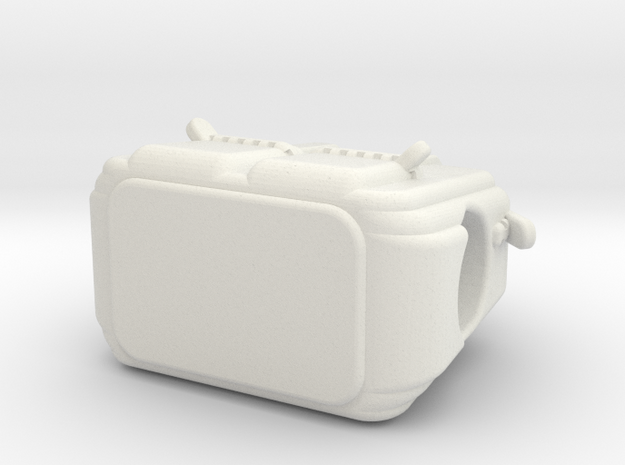 Purse in White Natural Versatile Plastic