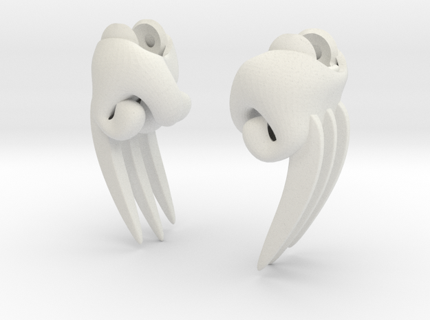Claw Hands in White Natural Versatile Plastic