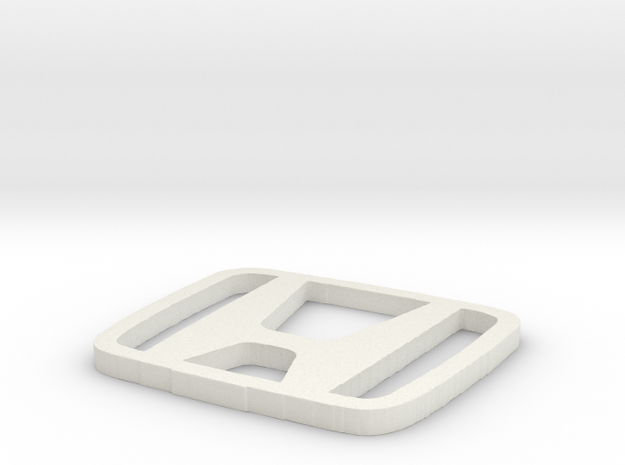 Honda Logo in White Natural Versatile Plastic