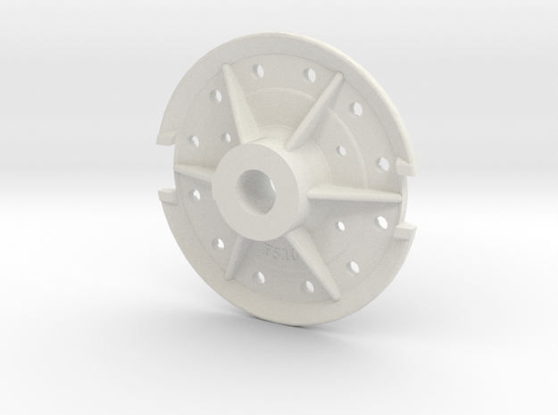 Climax Gear Hub 510 -1-20th Scale in White Natural Versatile Plastic