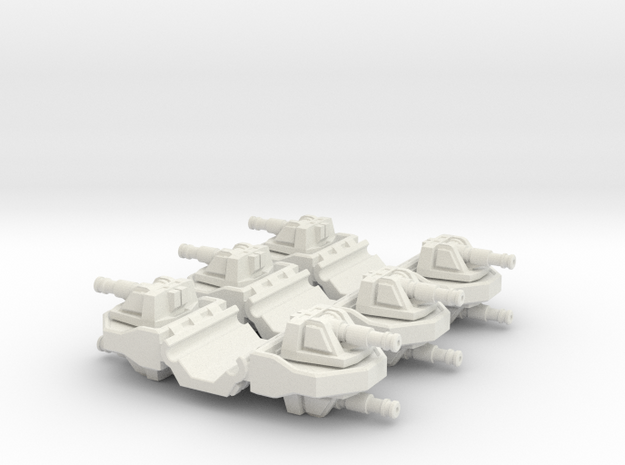 Pulson-A Combat Transport 1-403 Gun Module in White Natural Versatile Plastic
