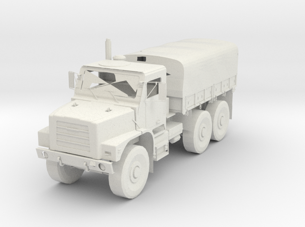 Army Truck in White Natural Versatile Plastic