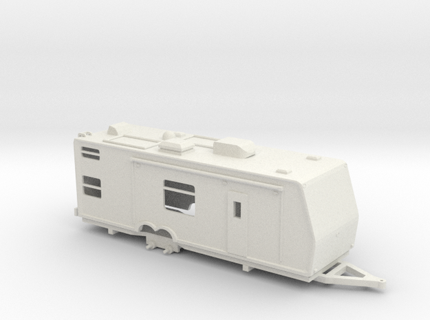 1/87 Scale 28ft Travel Trailer