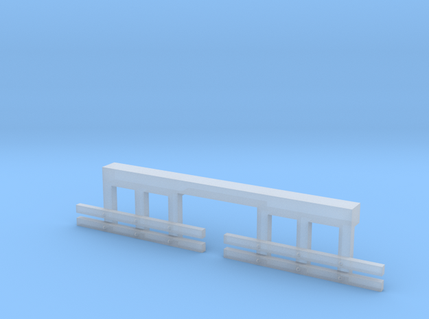 HO Scale Streetcar Safety FENDERS 1pr in Smooth Fine Detail Plastic