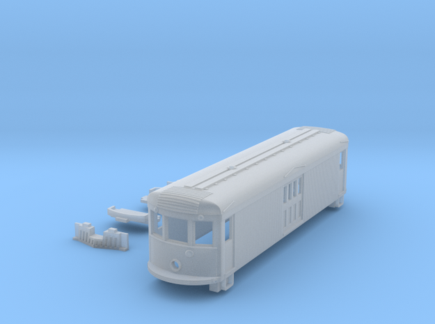 N Scale 45' Trolley Freight Box Motor Body + Parts