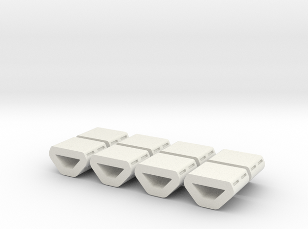 Peggie Engine Insert  Package - Low Detail in White Natural Versatile Plastic