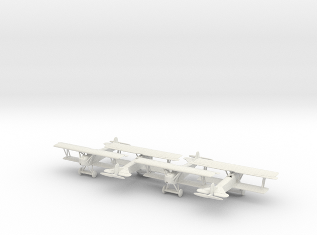 1/144 Fokker D.VII x4 in White Natural Versatile Plastic