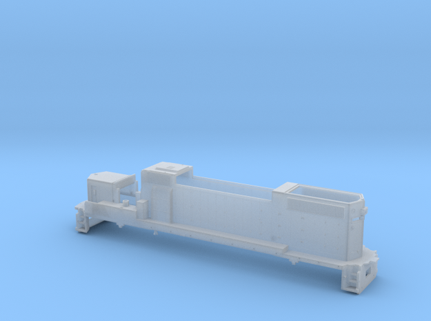 TT Gp38-2 body shell in Smooth Fine Detail Plastic