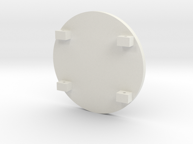 Spartan Shield Silver2 in White Natural Versatile Plastic