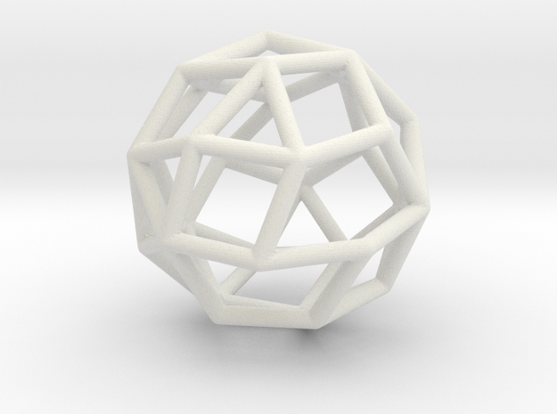 MaxiMin 30 Vertices in White Natural Versatile Plastic