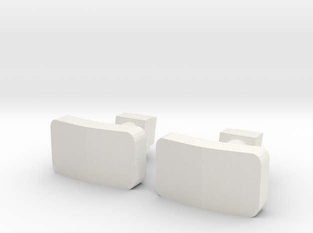 Buffer for Autorail De Dion OC2 Nm 1:160 in White Natural Versatile Plastic
