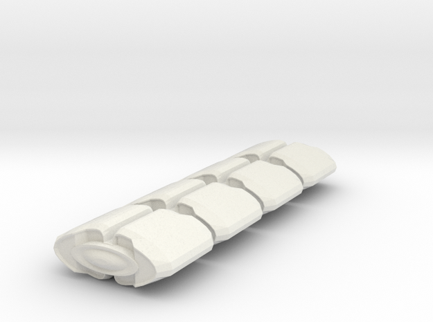 Freighter Pods in White Natural Versatile Plastic