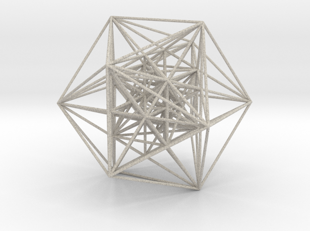 MorphoHedron11-800F Icosahedron in Natural Sandstone