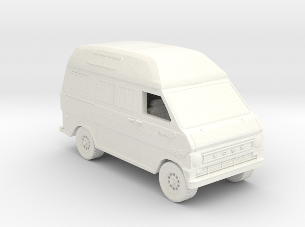 Ford Van Gen 2 in White Processed Versatile Plastic