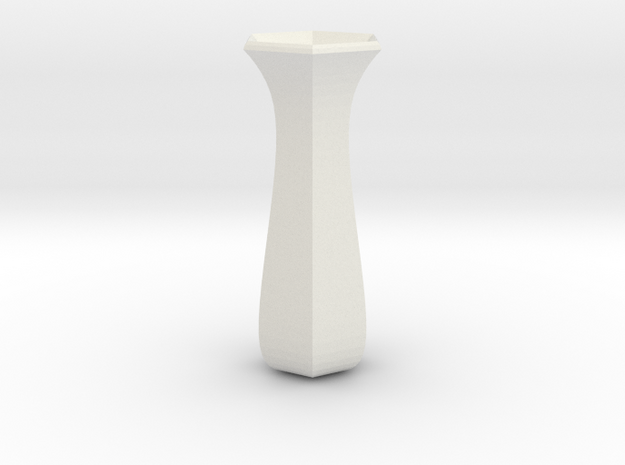 rose  vase in White Natural Versatile Plastic