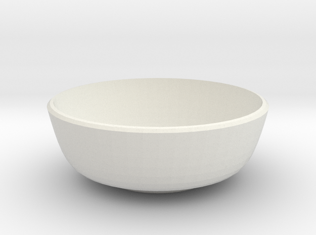 small bowl in White Natural Versatile Plastic