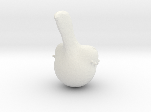Birdy created with Leap Motion  in White Natural Versatile Plastic