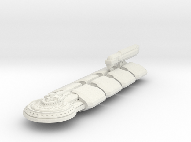 Freighter D Class in White Natural Versatile Plastic