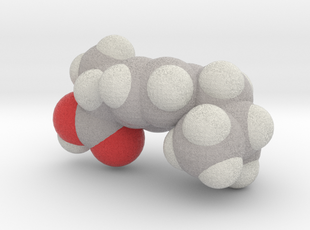 Advil molecule (x40,000,000, 1A = 4mm) in Full Color Sandstone