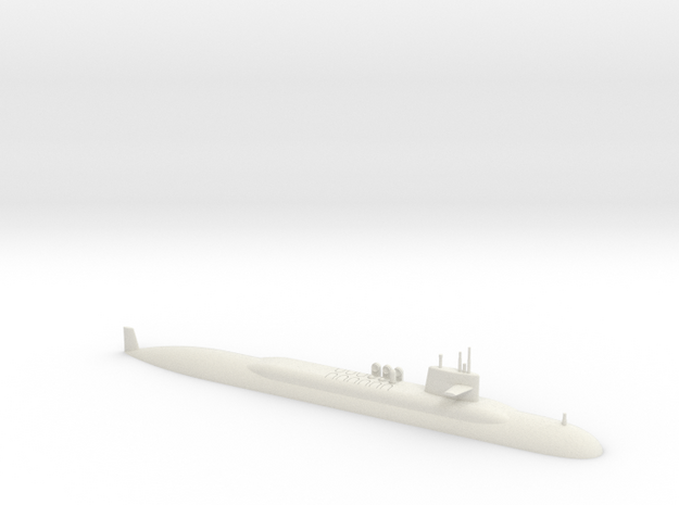 1/700 Lafayette Class Submarine (Waterline) in White Natural Versatile Plastic