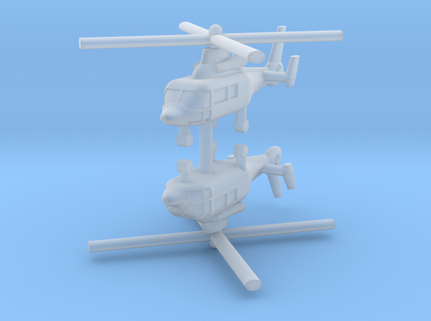 1/600 Eurocopter AS365 Dauphin (x2) in Tan Fine Detail Plastic