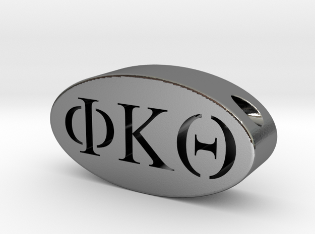 Phi Kappa Theta in Polished Silver