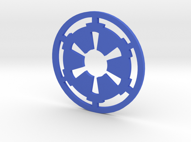 Galactic Empire Rear Emblem for MK3 Volkswagen Gol in Blue Processed Versatile Plastic