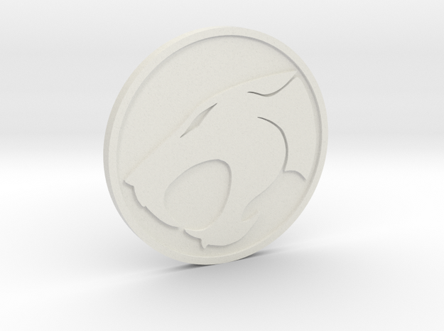 Thundercats Coin in White Natural Versatile Plastic