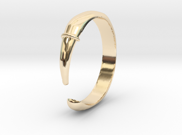 Single Claw Ring - Sz. 9 in 14K Yellow Gold