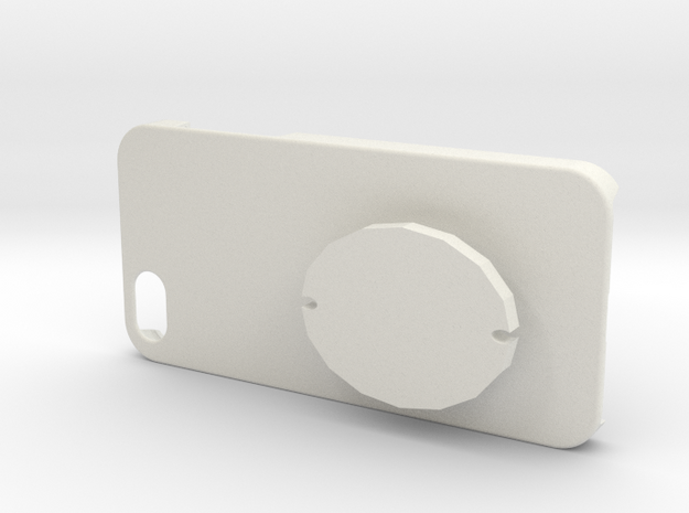 IPhone Case+EarphoneReel in White Natural Versatile Plastic