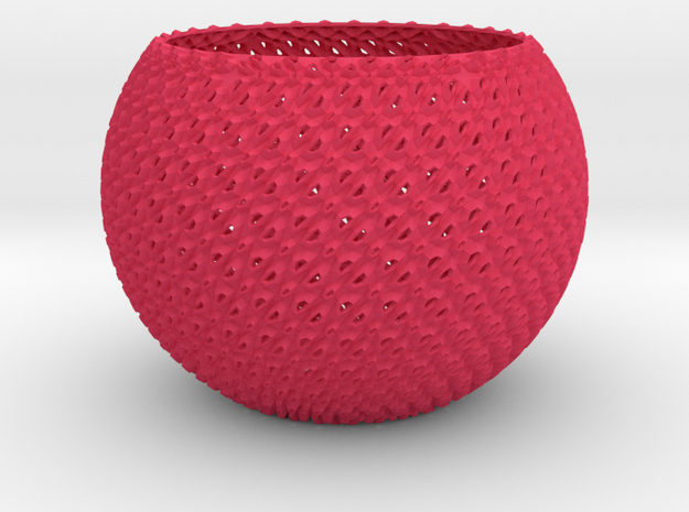 Lamp Shade7 in Pink Processed Versatile Plastic
