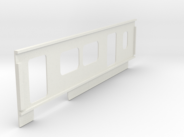 2550 Right Side Panel in White Natural Versatile Plastic