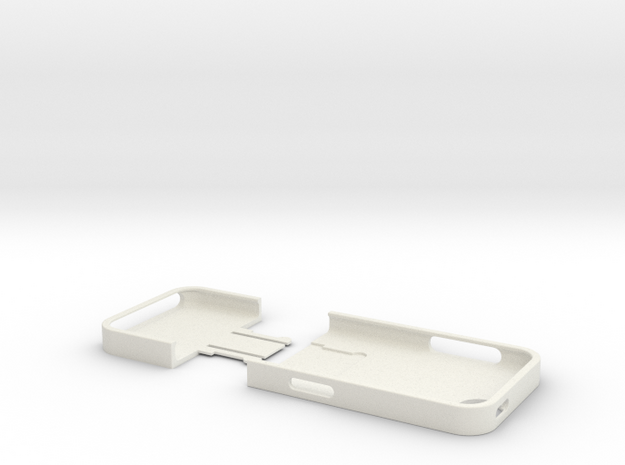 iPhone5 Case (Two Part) in White Natural Versatile Plastic