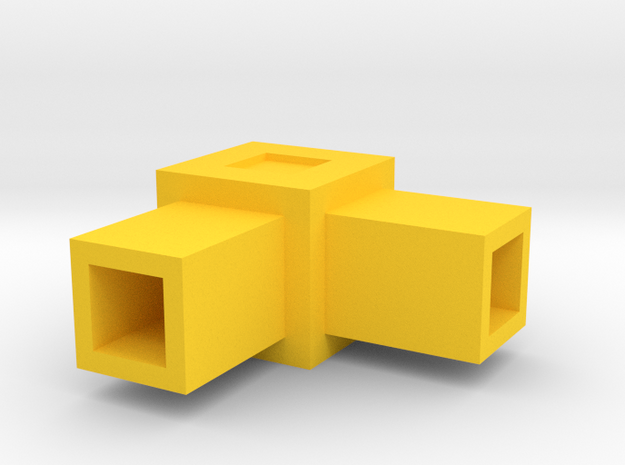 Assembly Parts Small C2 in Yellow Processed Versatile Plastic