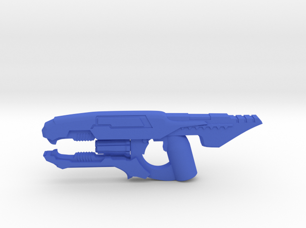 Plasma Disruption Rifle in Blue Processed Versatile Plastic