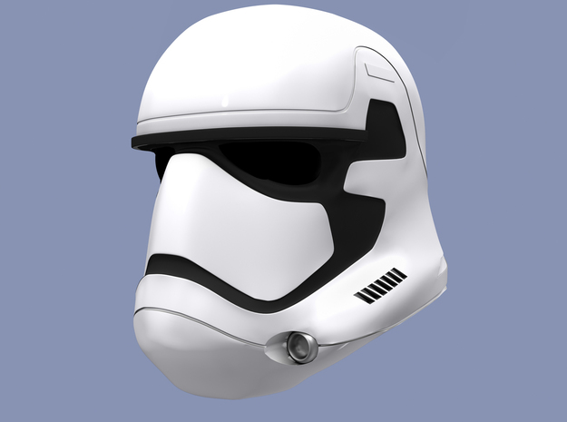 Miniature Episode 7 StormTrooper Helmet in White Natural Versatile Plastic