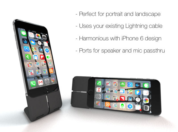 Prehiti iPhone 6 Dock in Black Natural Versatile Plastic