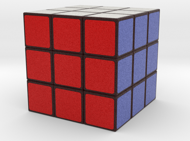 Cube in Full Color Sandstone