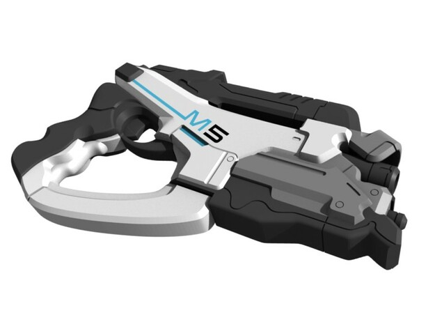 Mass Effect - 1:8 scale - M5 Phalanx in White Natural Versatile Plastic